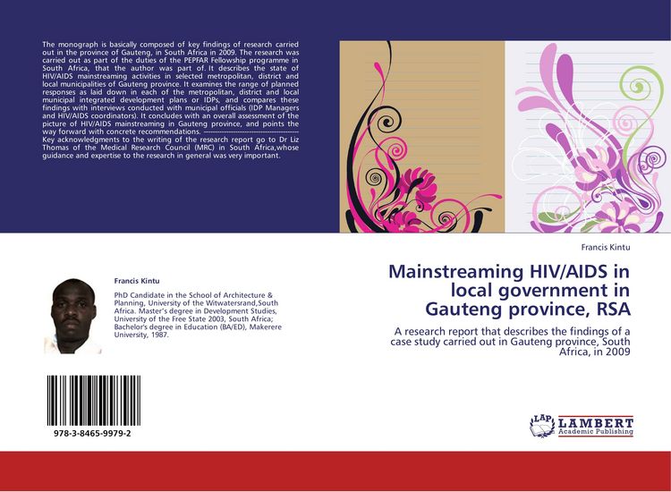 Produktbild: Mainstreaming HIV/AIDS in local government in Gauteng province, RSA