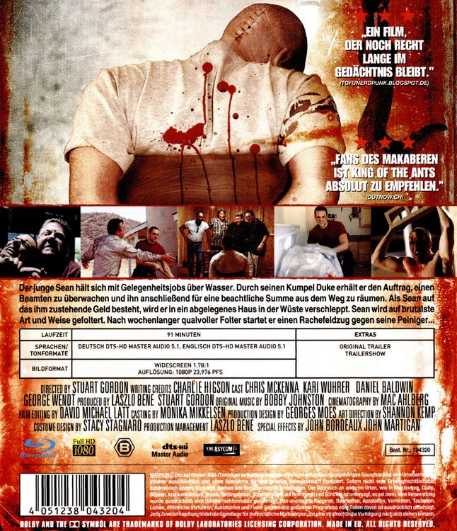 Produktbild: King of the Ants - Die Rache des Sean Crawley