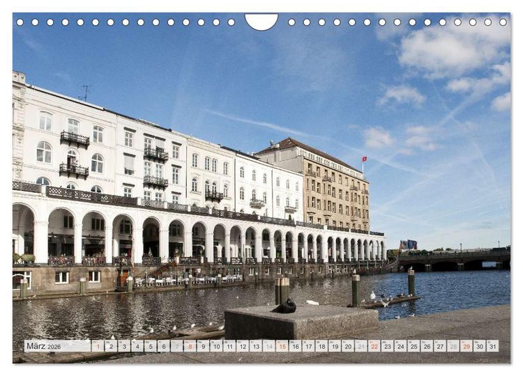 Produktbild: Hansestadt Hamburg (Wandkalender 2026 DIN A4 quer), CALVENDO Monatskalender