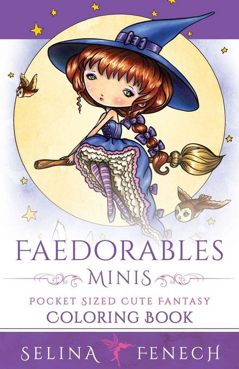 Produktbild: Faedorables Minis - Pocket Sized Cute Fantasy Coloring Book