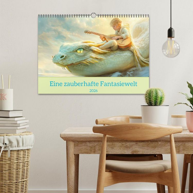 Produktbild: Eine zauberhafte Fantasiewelt (Wandkalender 2026 DIN A3 quer), CALVENDO Monatskalender