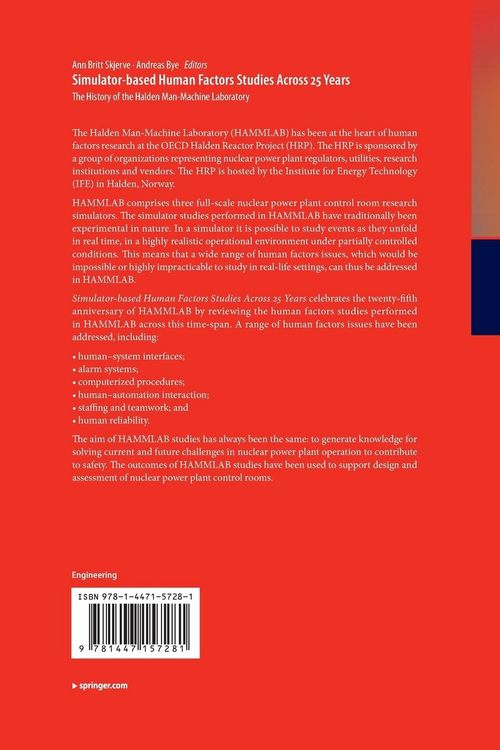 Produktbild: Simulator-based Human Factors Studies Across 25 Years