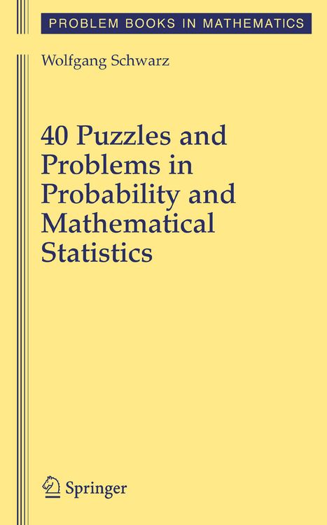 Produktbild: 40 Puzzles and Problems in Probability and Mathematical Statistics