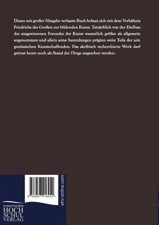 Produktbild: Friedrich der Gro&szlig;e und sein Einfluss auf die bildende Kunst