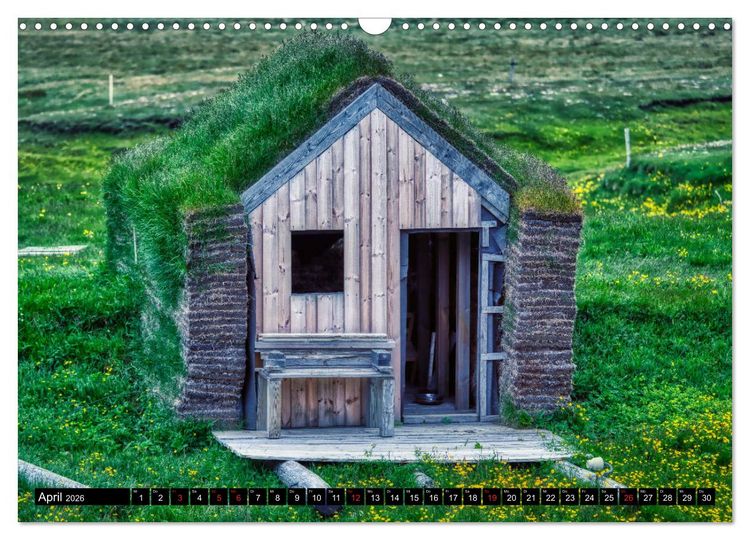 Produktbild: Eine Rundreise durch Island (Wandkalender 2026 DIN A3 quer), CALVENDO Monatskalender