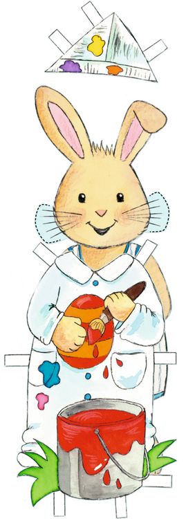 Produktbild: Meine liebsten Anziehpuppen - Familie Osterhase