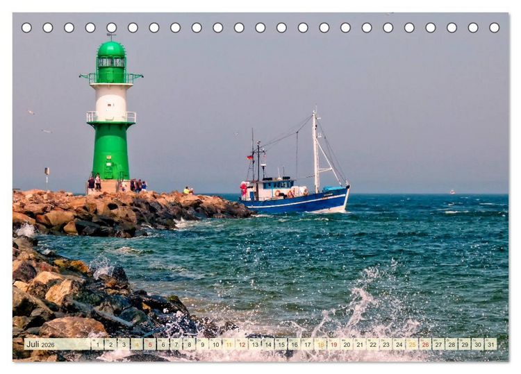 Produktbild: Maritime Augenblicke - Fischkutter (Tischkalender 2026 DIN A5 quer), CALVENDO Monatskalender