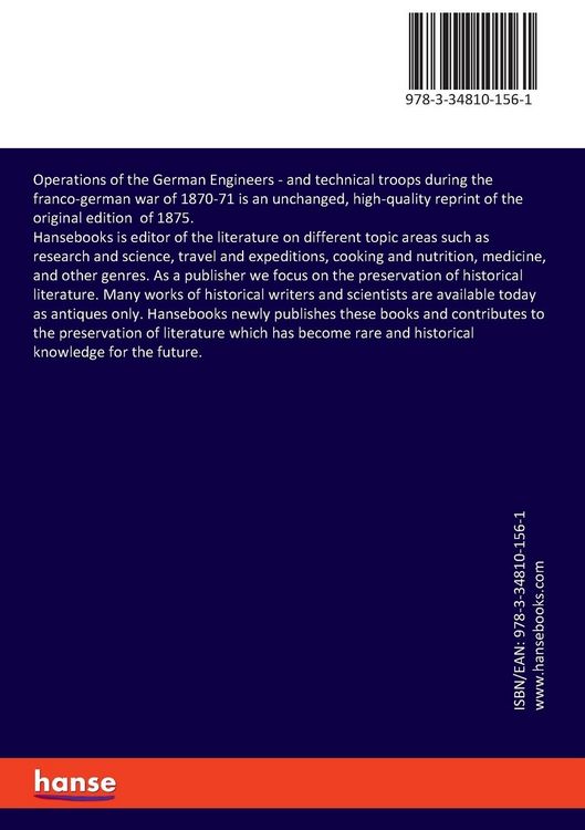 Produktbild: Operations of the German Engineers
