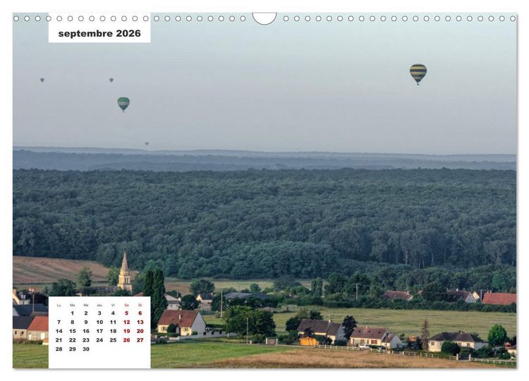 Produktbild: D&eacute;couverte de la Loire vue du ciel (Calendrier mural 2026 DIN A3 vertical), CALVENDO calendrier mensuel
