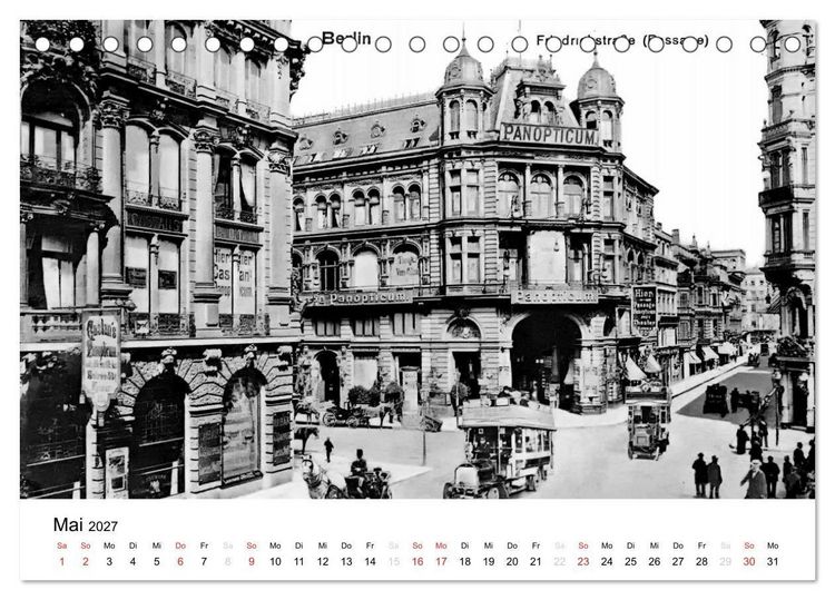 Produktbild: Gr&uuml;&szlig;e aus dem alten Berlin (Tischkalender 2027 DIN A5 quer), CALVENDO Monatskalender