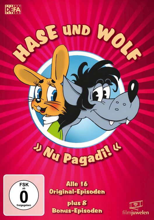 Produktbild: Hase und Wolf - Alle 16 Original-Episoden - plus 8 Bonus-Episoden (Nu Pagadi! / Na warte!) (DEFA Filmjuwelen) (2 DVDs)