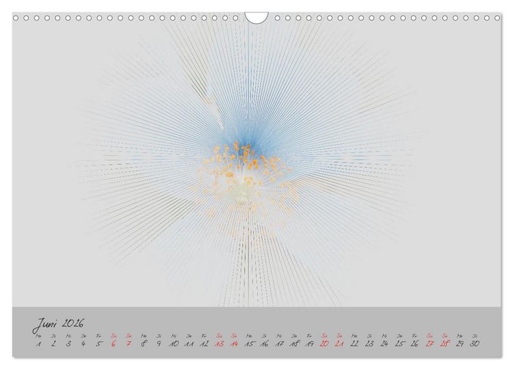Produktbild: Bl&uuml;ten FineArt (Wandkalender 2026 DIN A3 quer), CALVENDO Monatskalender