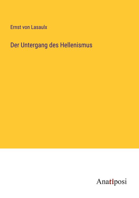 Produktbild: Der Untergang des Hellenismus