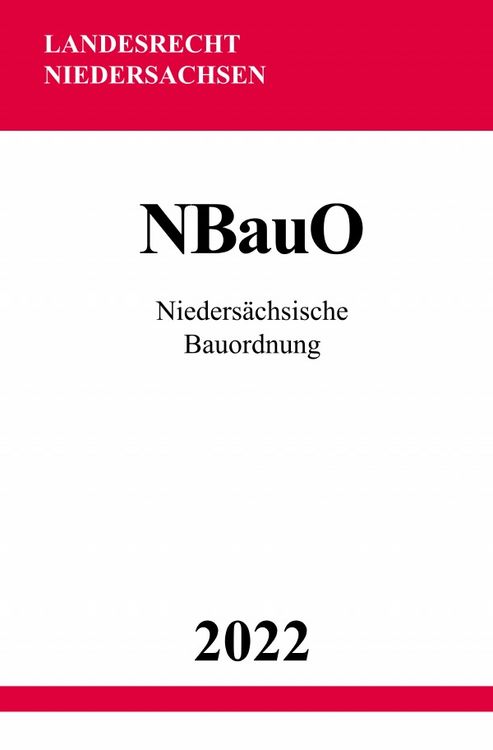 Produktbild: Nieders&auml;chsische Bauordnung NBauO 2022