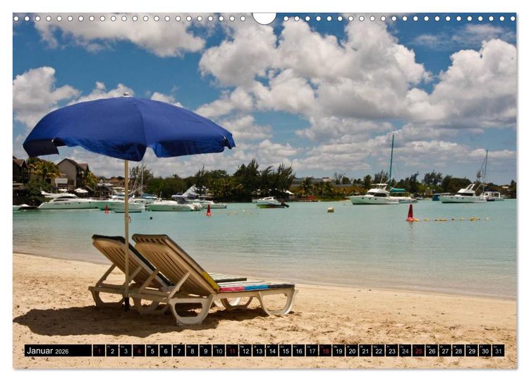 Produktbild: Mauritius - Trauminsel im Indischen Ozean (Wandkalender 2026 DIN A3 quer), CALVENDO Monatskalender