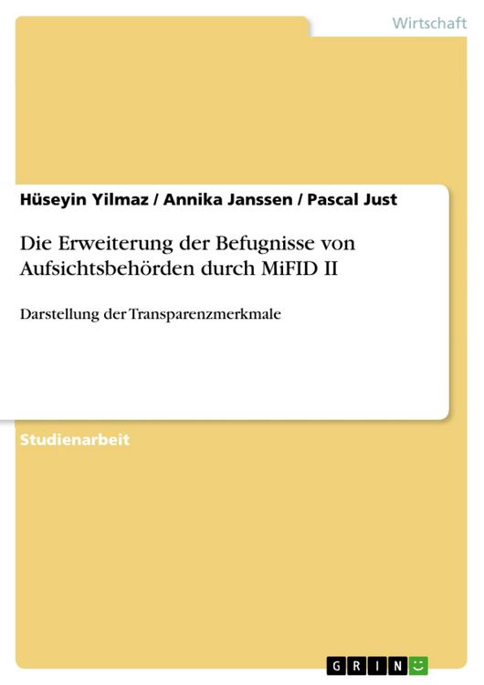 Produktbild: Die Erweiterung der Befugnisse von Aufsichtsbeh&ouml;rden durch MiFID II