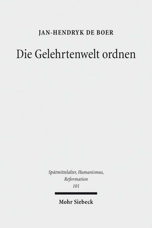 Produktbild: Die Gelehrtenwelt ordnen