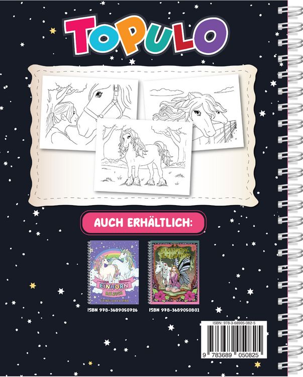 Produktbild: Pferde-Malbuch f&uuml;r Kinder ab 6 Jahren