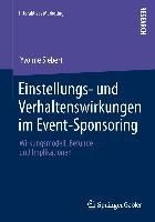 Produktbild: Einstellungs- und Verhaltenswirkungen im Event-Sponsoring
