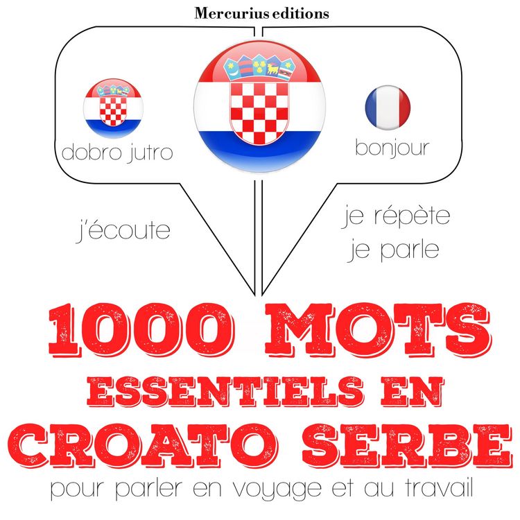 Produktbild: 1000 mots essentiels en croato serbe