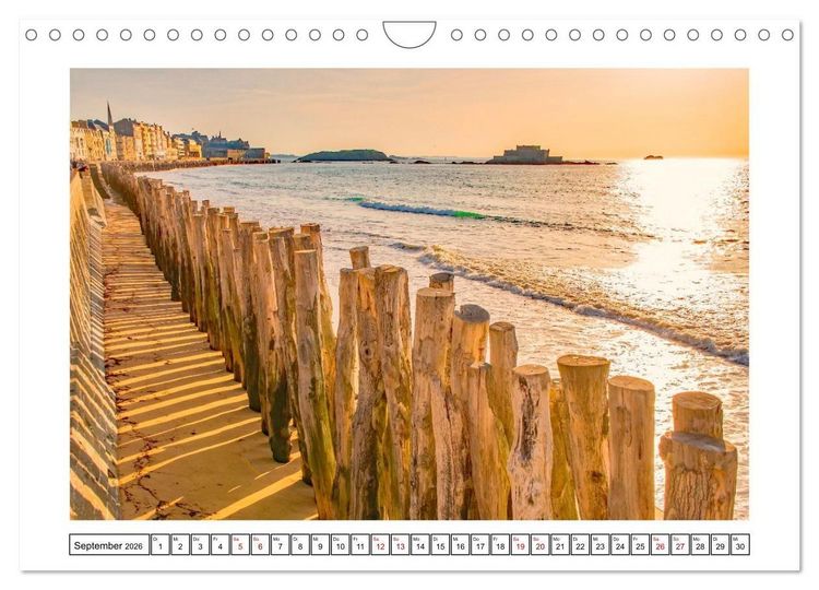 Produktbild: Malerische Bretagne - facettenreiche Region (Wandkalender 2026 DIN A4 quer), CALVENDO Monatskalender