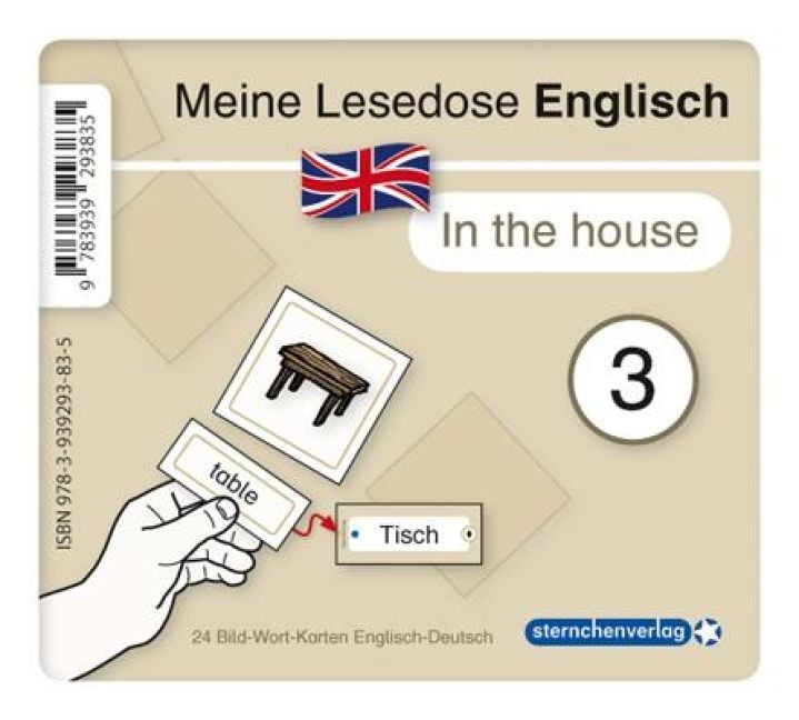 Produktbild: Meine Lesedose Englisch 1-7 - Grundwortschatz Englisch - Deutsch - DaZ - Jetzt neu mit Etikett zum Beschriften