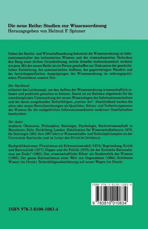 Produktbild: Die Wissensordnung