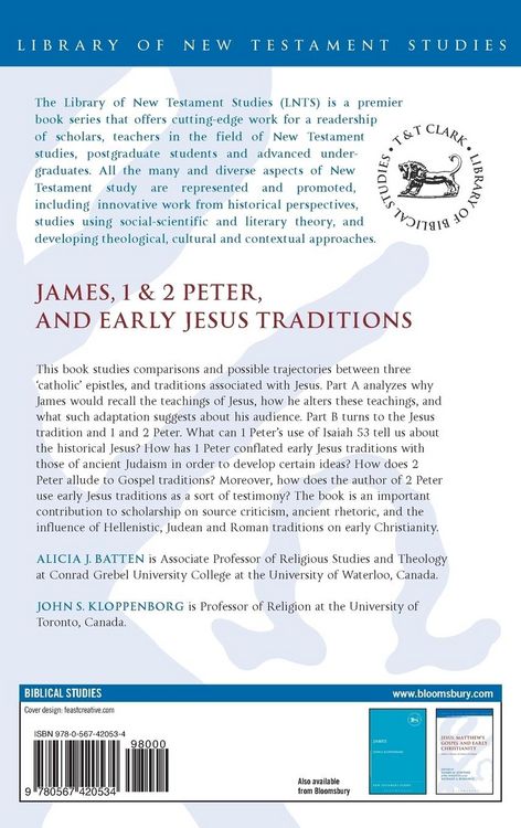 Produktbild: James, 1 & 2 Peter, and Early Jesus Traditions