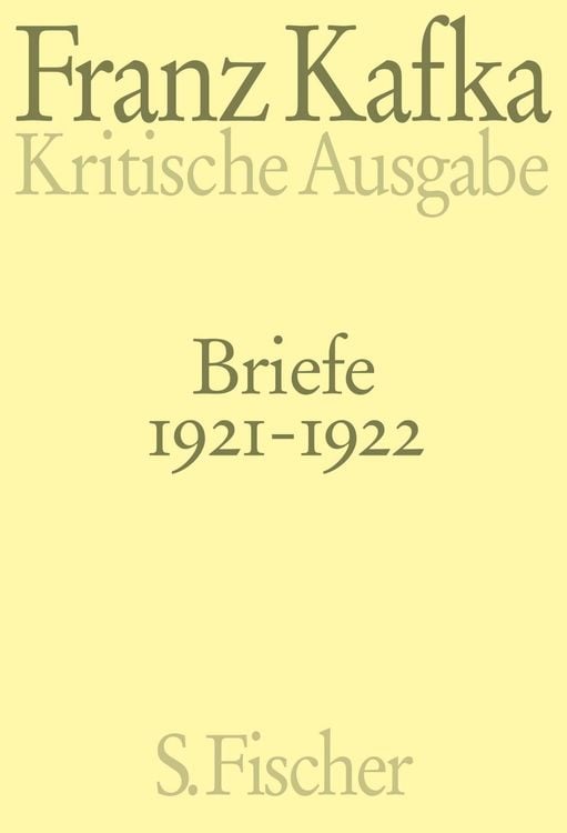 Produktbild: Briefe 1921-1922