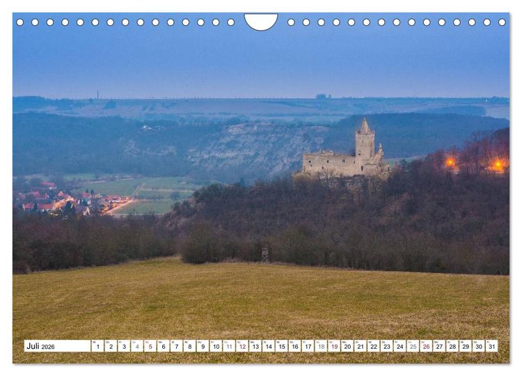 Produktbild: Sachsen-Anhalt - Schl&ouml;sser und Burgen (Wandkalender 2026 DIN A4 quer), CALVENDO Monatskalender