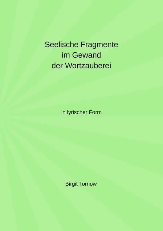 Produktbild: Seelische Fragmente im Gewand der Wortzauberei