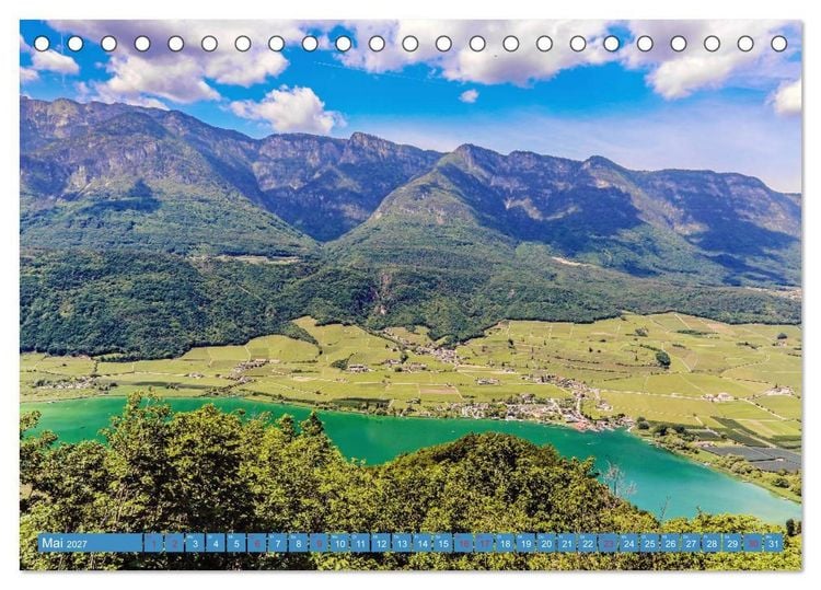 Produktbild: Rund um den Kalterer See (Tischkalender 2027 DIN A5 quer), CALVENDO Monatskalender