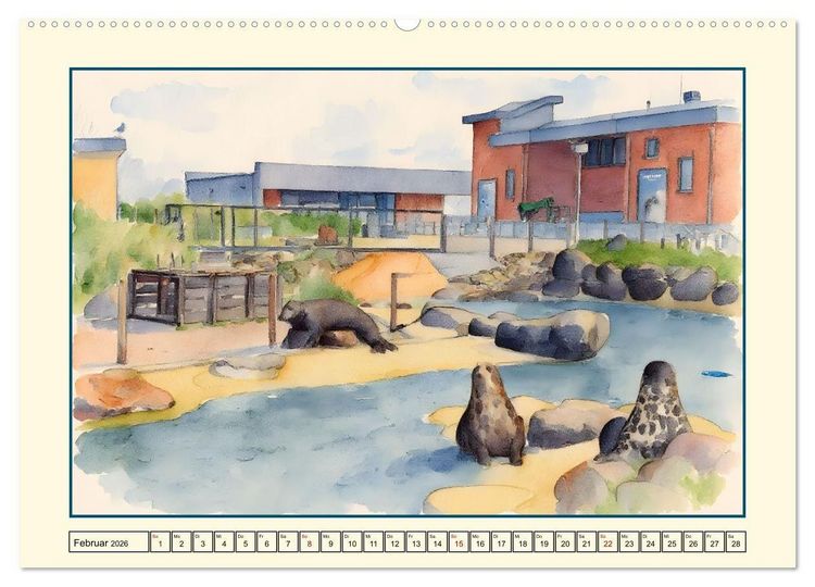Produktbild: Schleswig-Holsteins Nordseek&uuml;ste (Wandkalender 2026 DIN A2 quer), CALVENDO Monatskalender