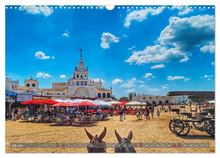 Produktbild: Andalusien, Architektur und Tradition (Wandkalender 2026 DIN A3 quer), CALVENDO Monatskalender