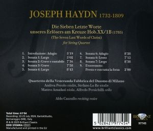 Produktbild: Haydn:Die Sieben Letzte Worte unseres Erl&ouml;sers