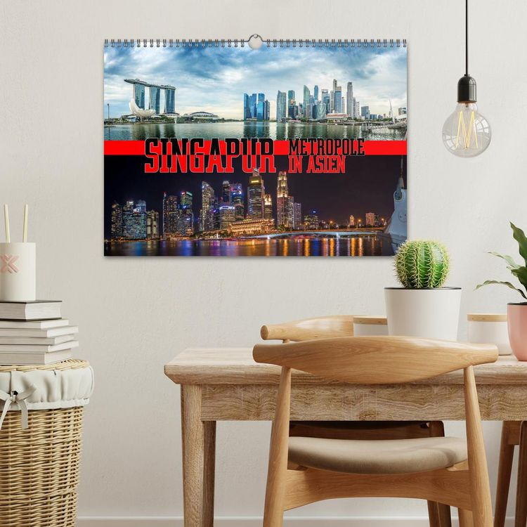 Produktbild: Singapur, Metropole in Asien (Wandkalender 2026 DIN A3 quer), CALVENDO Monatskalender