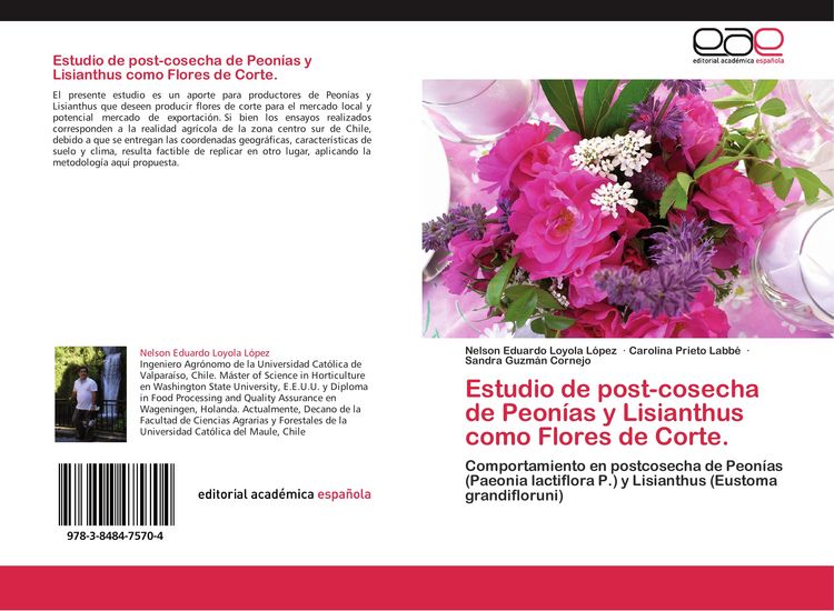 Produktbild: Estudio de post-cosecha de Peon&iacute;as y Lisianthus como Flores de Corte.