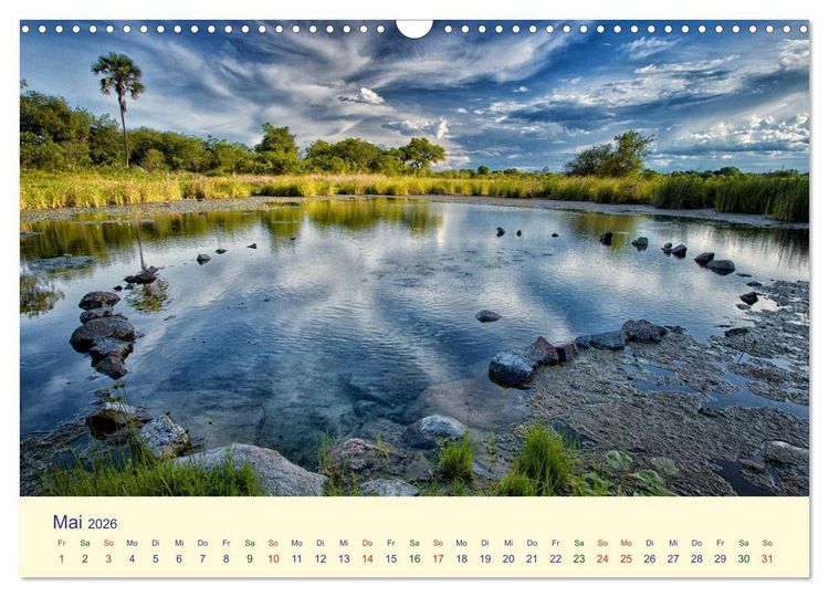 Produktbild: Faszination Afrikanischer Landschaften (Wandkalender 2026 DIN A3 quer), CALVENDO Monatskalender