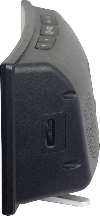 Produktbild: Geemarc JWNS-CURVE_BLK_VDE Quarz Wecker Schwarz Gro&szlig;es Display