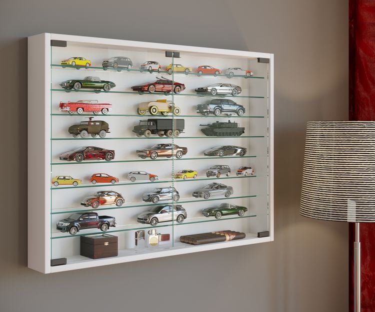 Produktbild: H&auml;ngevitrine Wandvitrine Sammel Deko Mandosa XXL