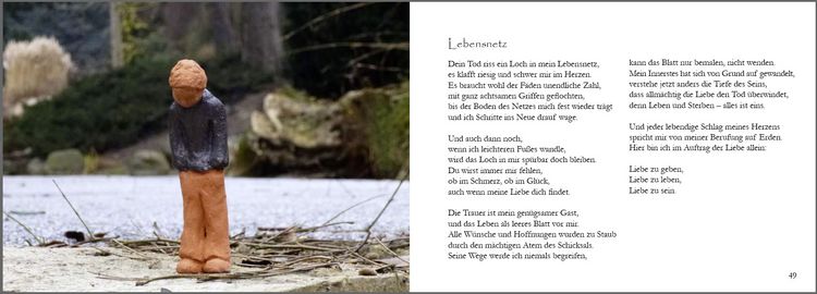 Produktbild: Wie ich dich f&uuml;hle - Gedichte f&uuml;r Trauernde. Mit Skulpturen von Andrea Ohlsen.