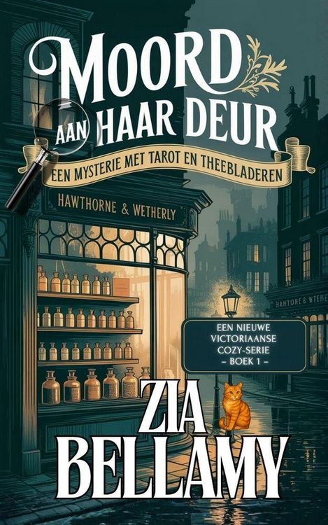 Produktbild: Moord aan haar Deur (Een mysterie met tarot en theebladeren, #1)