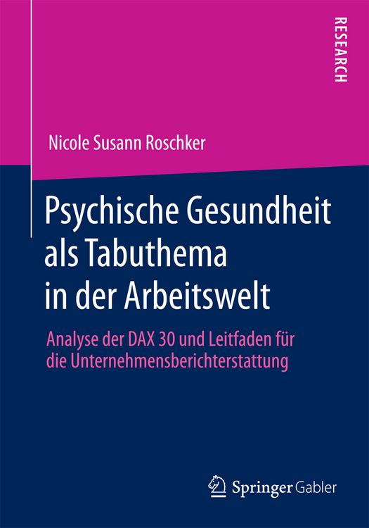 Produktbild: Psychische Gesundheit als Tabuthema in der Arbeitswelt