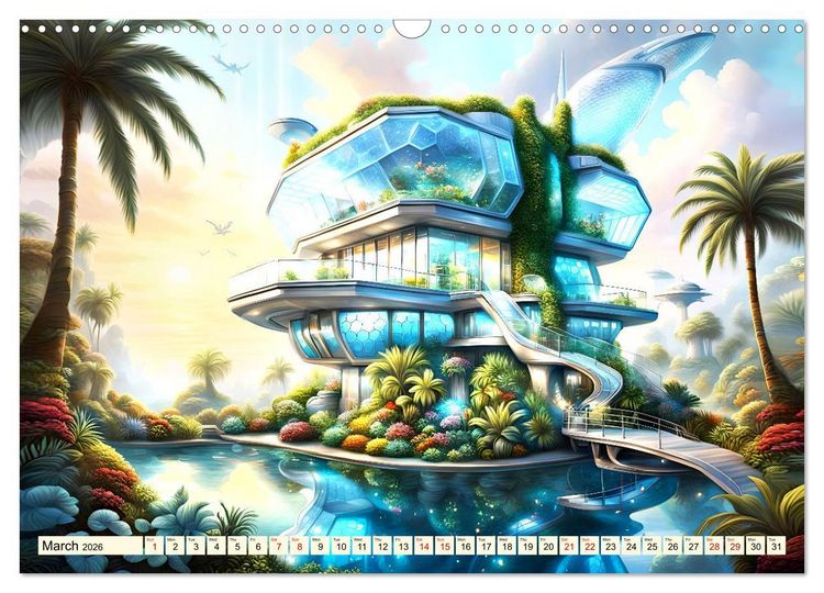 Produktbild: Glass and steel architecture (Wall Calendar 2026 DIN A3 landscape), CALVENDO 12 Month Wall Calendar