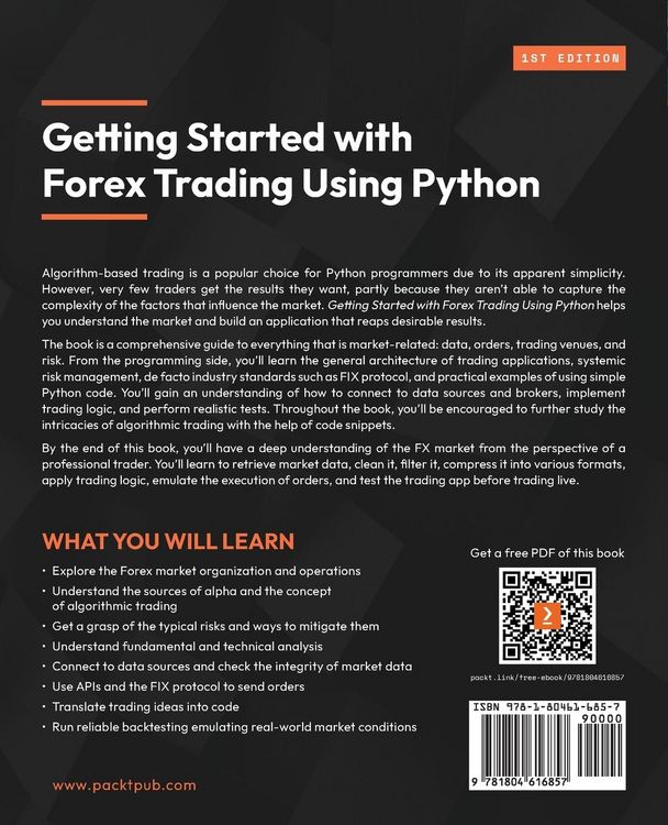Produktbild: Getting Started with Forex Trading Using Python
