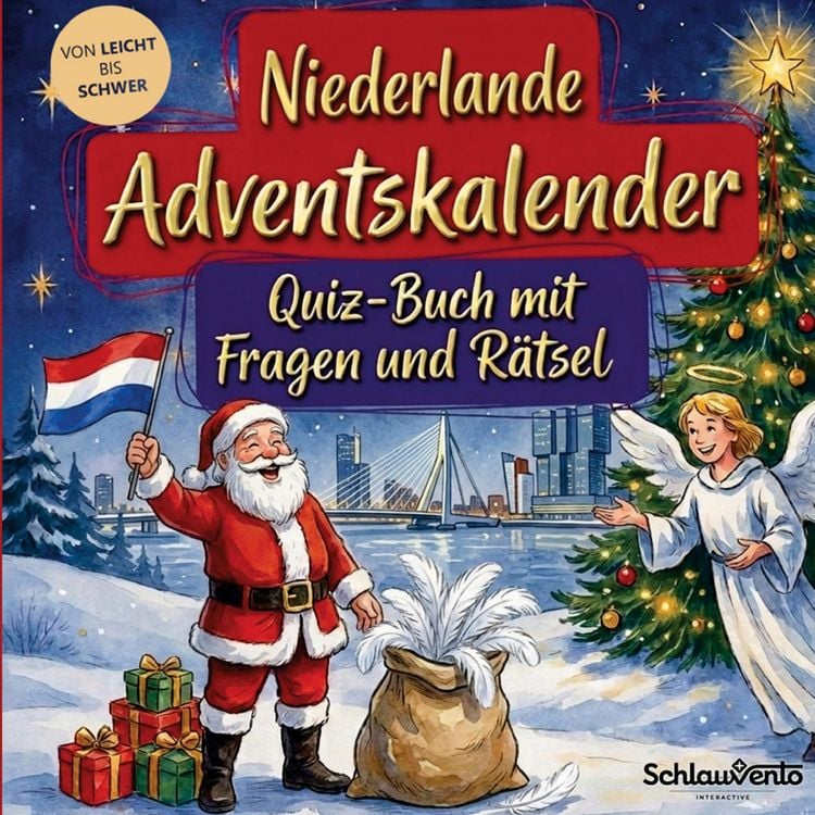 Produktbild: Niederlande-Adventskalender: Quiz-Buch mit Fragen und R&auml;tsel