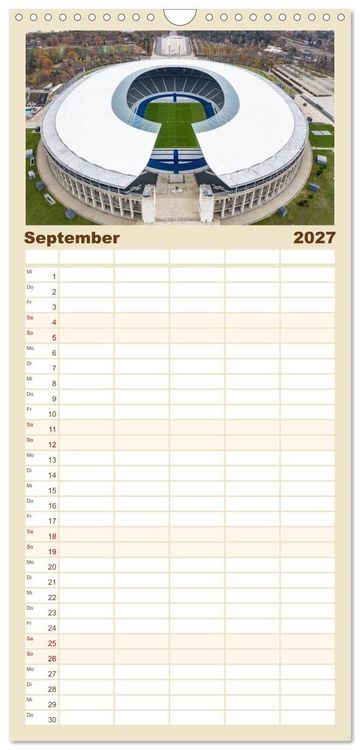Produktbild: Familienplaner 2027 - Berlin - Reise durch die deutsche Geschichte mit 5 Spalten (Wandkalender, 21 x 45 cm) CALVENDO