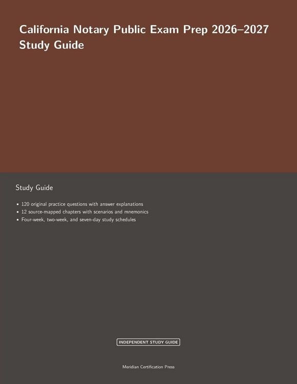 Produktbild: California Notary Public Exam Prep 2026-2027