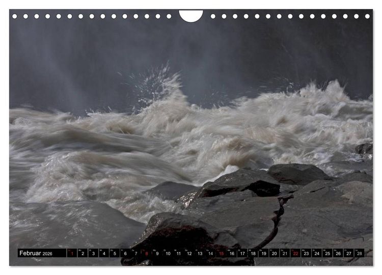 Produktbild: Wasserf&auml;lle Islands (Wandkalender 2026 DIN A4 quer), CALVENDO Monatskalender