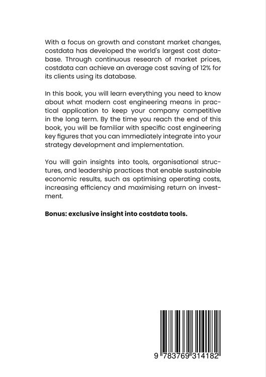 Produktbild: Modern Cost Engineering